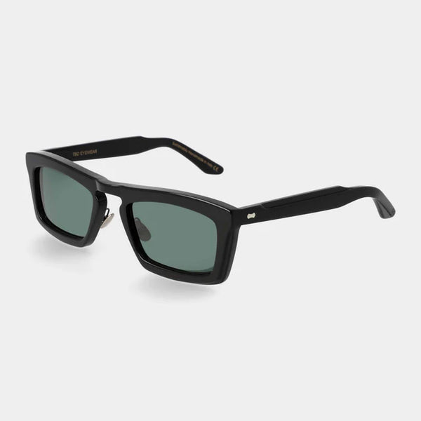 Leaf Eco TBD Sunglasses - Black/Bottle Green | Andrea Kosta