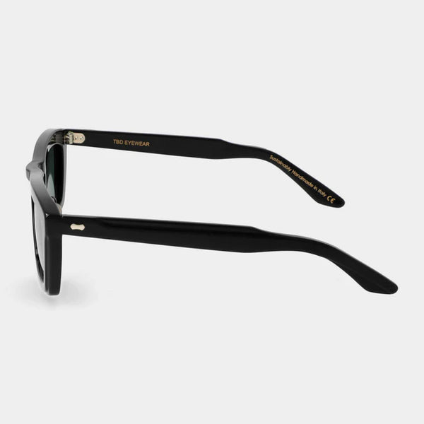 Leaf Eco TBD Sunglasses - Black/Bottle Green | Andrea Kosta