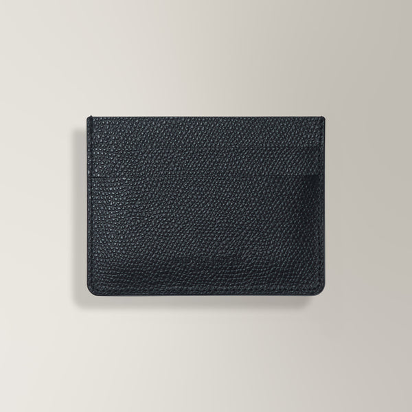 Card Holder in Leather - Black | Andrea Kosta