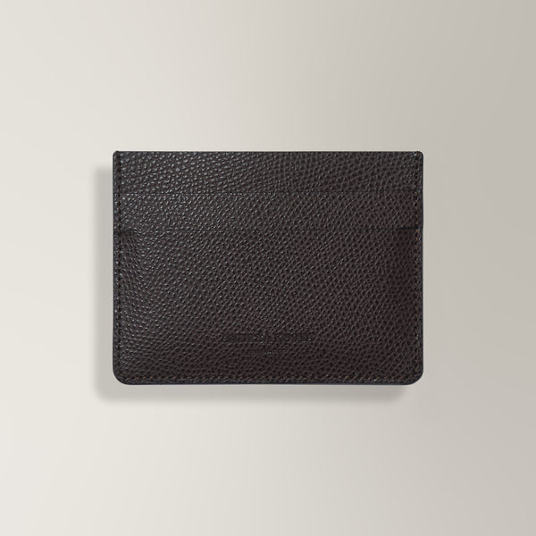 Card Holder in Leather - Chocolate Brown | Andrea Kosta