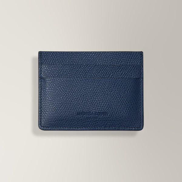 Card Holder in Leather - Navy | Andrea Kosta