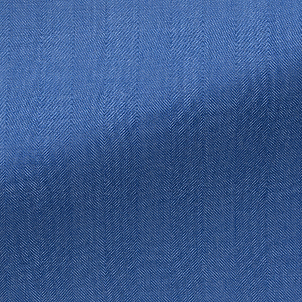 Light Blue S130 Wool Solaro Herringbone Suit | Andrea Kosta