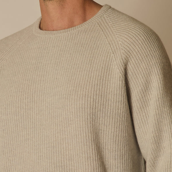 Limani Jumper in Wool & Cashmere - Grey | Andrea Kosta