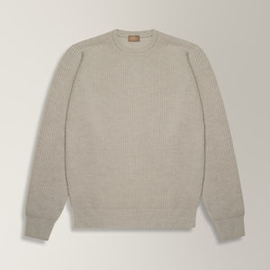 Limani Jumper in Wool & Cashmere - Grey | Andrea Kosta