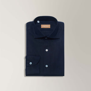 Shirt in Linen - Navy | Andrea Kosta 