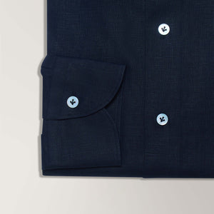 Shirt in Linen - Navy | Andrea Kosta 