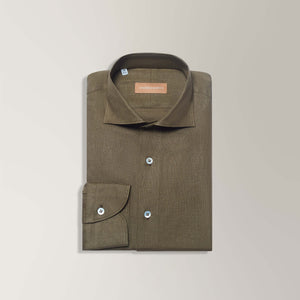 Shirt in Linen - Olive | Andrea Kosta
