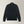 Lira Full Zip Cardigan in Wool & Cashmere - Charcoal & Black | Andrea Kosta
