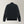 Lira Full Zip Cardigan in Wool & Cashmere - Charcoal & Black | Andrea Kosta