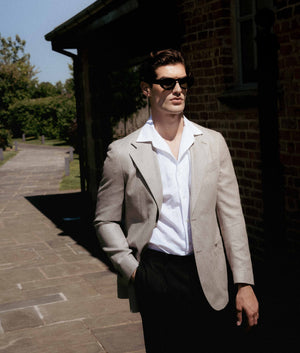 One Piece Collar White Shirt | Andrea Kosta
