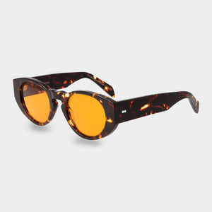 Madras Eco TBD Sunglasses - Dark Havana/Orange | Andrea Kosta