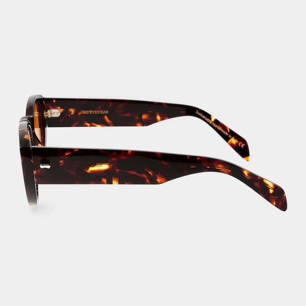Madras Eco TBD Sunglasses - Dark Havana/Orange | Andrea Kosta