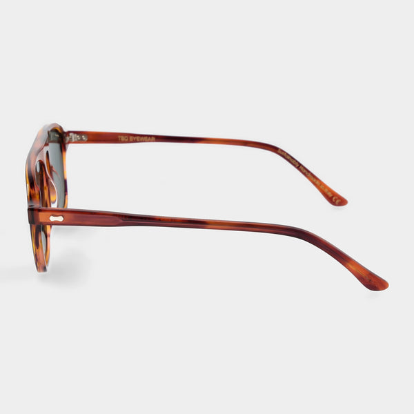 Panama Eco Sunglasses - Havana/Bottle Green | Andrea Kosta