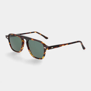 Panama Eco TBD Sunglasses - Dark Havana/Bottle Green | Andrea Kosta