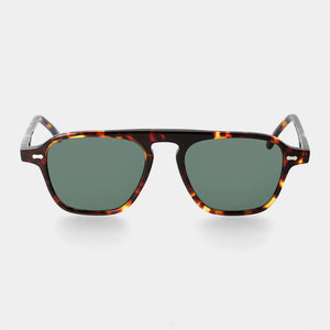 Panama Eco TBD Sunglasses - Dark Havana/Bottle Green | Andrea Kosta