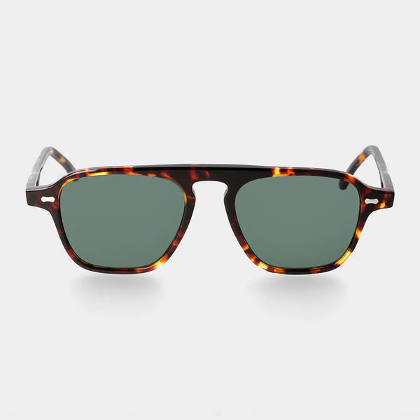 Panama Eco TBD Sunglasses - Dark Havana/Bottle Green | Andrea Kosta