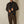 Paro Full Zip Cardigan in Virgin Wool - Navy & Brown | Andrea Kosta