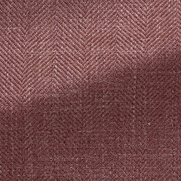 Plum Wool-Silk-Linen Herringbone Jacket | Andrea Kosta