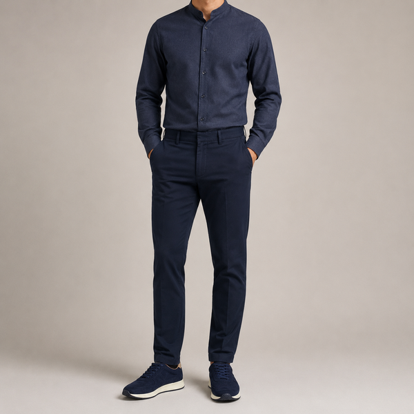 Midnight Blue Chambray Shirt