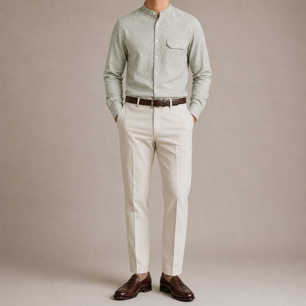  Sage Chambray Shirt