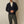 Shawl Collar Cardigan in Wool & Cashmere - Midnight Blue | Andrea Kosta