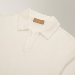 Skipper Polo in Towel - White | Andrea Kosta