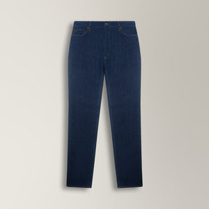Slim Fit Jeans in Cotton - Dark Wash | Andrea Kosta