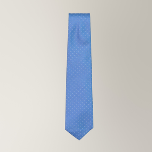 Spot Tie in Silk  - Sky Blue | Andrea Kosta