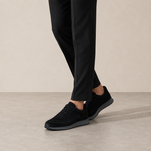 Strata Sneakers in Suede - Black | Andrea Kosta
