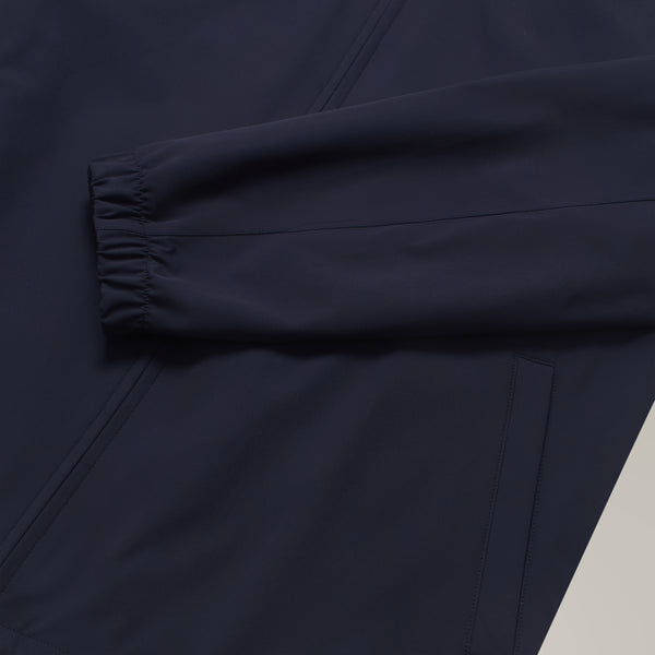 Hooded Bomber in Technical - Navy | Andrea Kosta