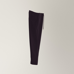 Drawstring Trousers in Technical Stretch - Black | Andrea Kosta