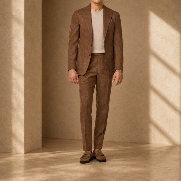 Terracotta Mélange Tropical Suit