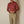 Theta Crew Neck Jumper in Wool & Silk - Brick Red | Andrea Kosta