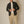 Thyra Full Zip Cardigan in Virgin Wool - Black | Andrea Kosta