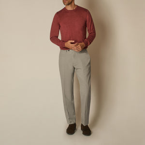 Tropical Wool Formal Trousers in VBC Wool - Natural | Andrea Kosta