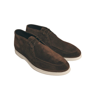 Laced City Walker - Suede - Dark Brown | Andrea Kosta