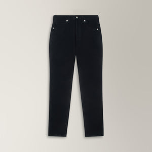 Veneto Tailored Jeans in Cotton - Black | Andrea Kosta
