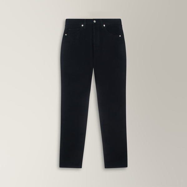 Veneto Tailored Jeans in Cotton - Black | Andrea Kosta