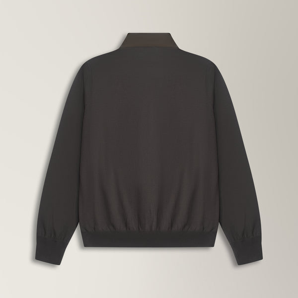 Windbreaker in Cotton - Brown | Andrea Kosta