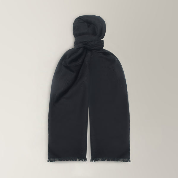 Scarf in Wool - Black | Andrea Kosta