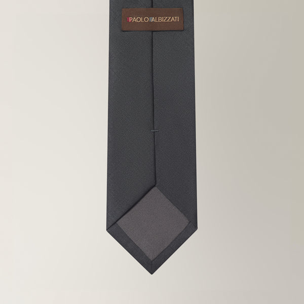 Wool Tie - Charcoal | Andrea Kosta