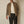 Full Zip Bomber in Wool & Cashmere - Taupe | Andrea Kosta