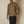 Full Zip Bomber in Wool & Cashmere - Taupe | Andrea Kosta