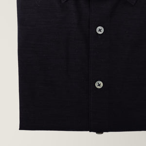 Jersey Shirt - Virgin Wool - Navy | Andrea Kosta